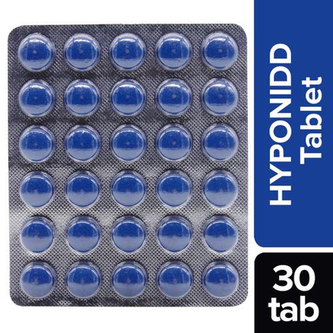 Charak HYPONIDD Tablet - An Ideal Complement To Anti-diabetic Regimen, 30 Tablets Blister pack