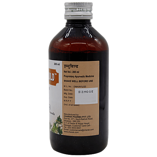 Charak IMMUBUILD Syrup, 200 ml Plastic Bottle 