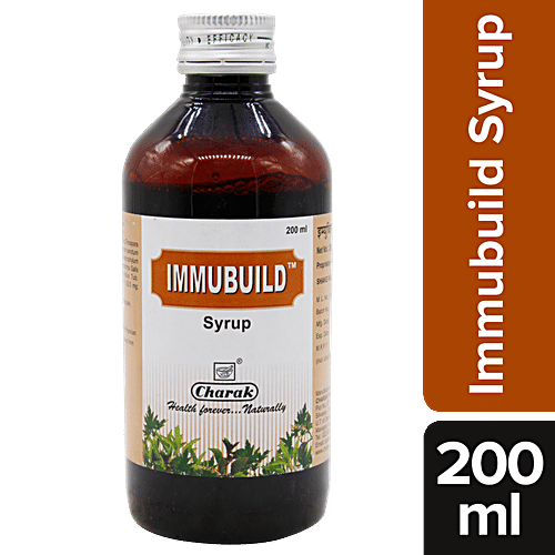 Charak IMMUBUILD Syrup, 200 ml Plastic Bottle 