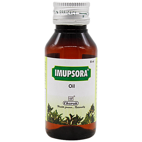 Charak Imupsora Oil - Natural Approach To The Treatment Of Psoriasis, 50 ml Plastic bottle 