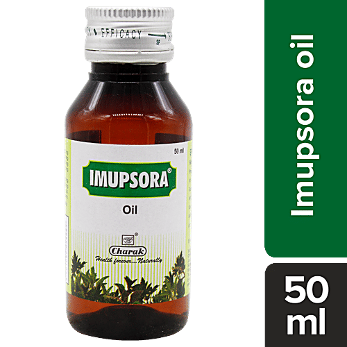 Charak Imupsora Oil - Natural Approach To The Treatment Of Psoriasis, 50 ml Plastic bottle 