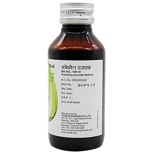 Buy Charak Kofol Sugar Free Syrup A Natural Remedy To Relieve Cough