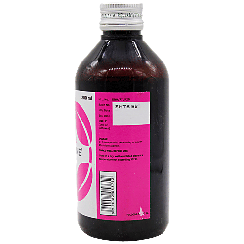 Charak M2-TONE Syrup - For A Balanced Menstrual Period, 200 ml Bottle 