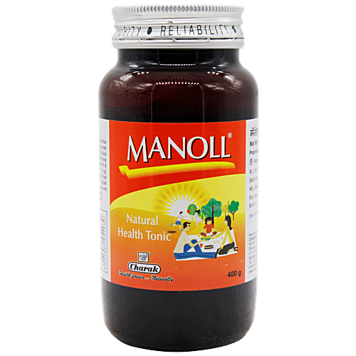 Charak MANOLL Syrup - Rejuvenates & Strengthens Body Tissue, 400 g