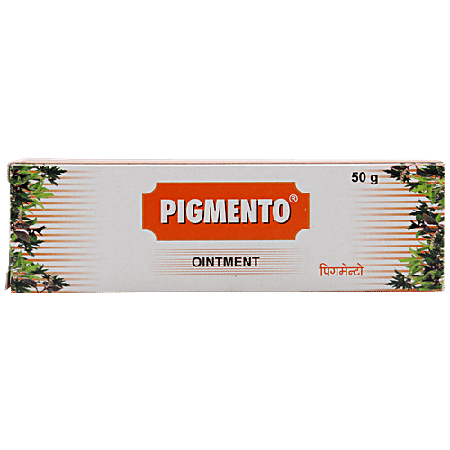 Charak PIGMENTO Ointment - A Natural Therapy For Vitiligo, 50 g Tube 