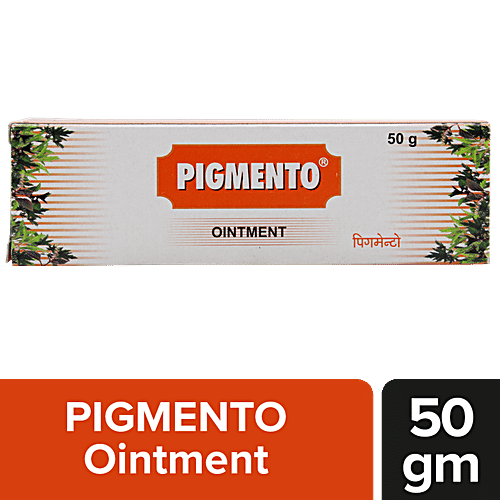 Charak PIGMENTO Ointment - A Natural Therapy For Vitiligo, 50 g Tube 