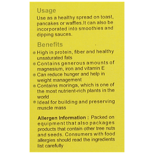 NUTRIWISH Peanut Butter - With Whey Protein & Moringa, 200 g  