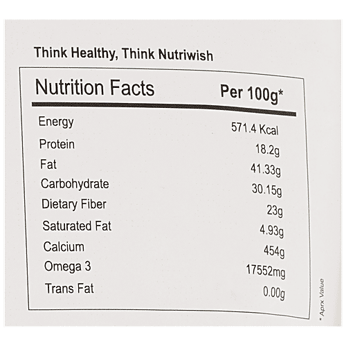 NUTRIWISH Chia Seeds Flour, 500 g  