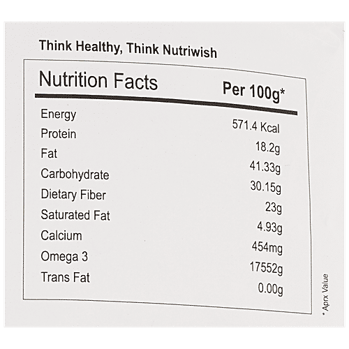 Nutriwish Chia Seeds Flour, 1 kg  Rich Source Of Omega 3