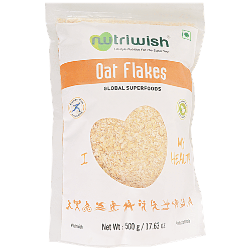 NUTRIWISH Oat Flakes, 500 g  