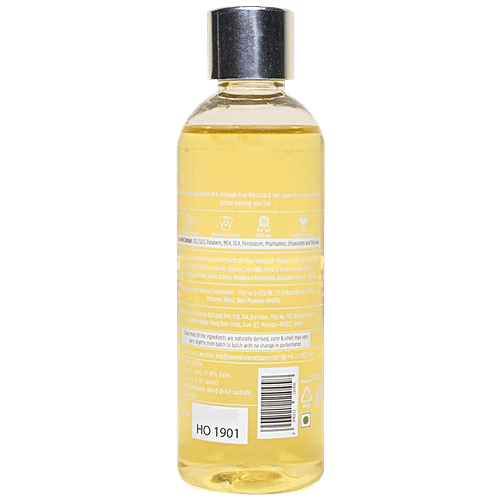 RawNature Citrodora & Clarysage Hair Oil - For All Hair Types, Promotes Hair Growth, Fights Dandruff, Natural & Vegan, 100 ml Natural & Vegan