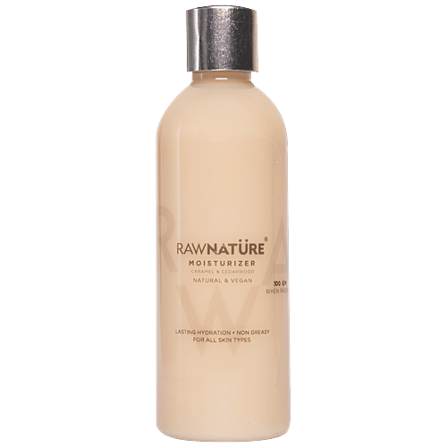 RawNature Caramel & Cedarwood Moisturizer, 100 g  