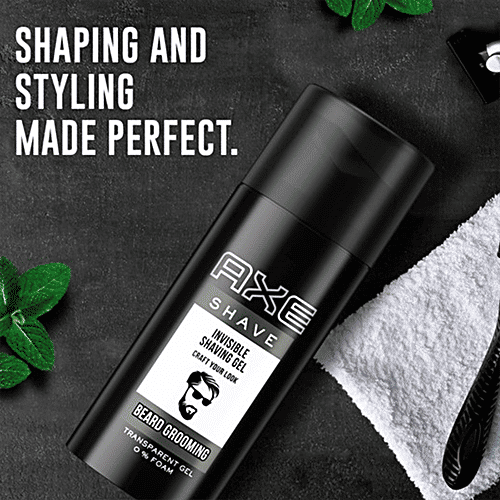 Buy Axe Invisible Shaving Gel Beard Grooming Online at Best Price