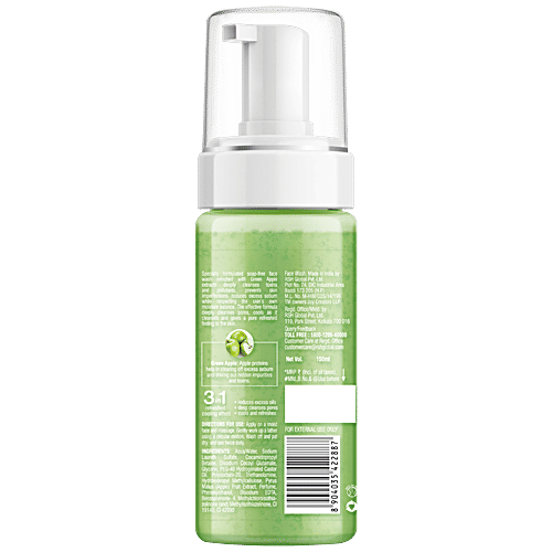 Joy Skin Fruits Foaming Face Wash - Green Apple Purifying + Oil Clear, 150 ml