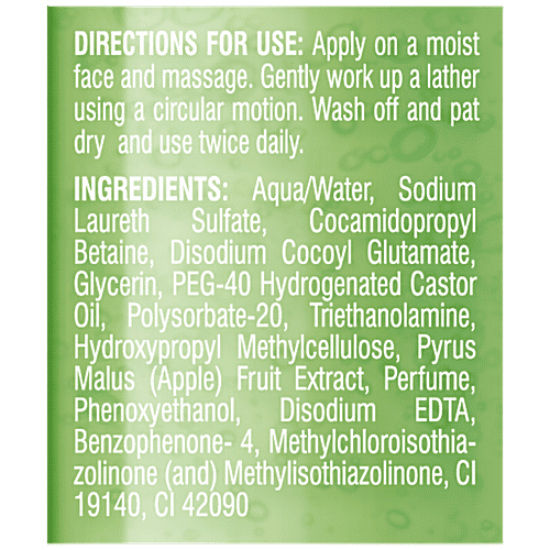 Joy Skin Fruits Foaming Face Wash - Green Apple Purifying + Oil Clear, 150 ml