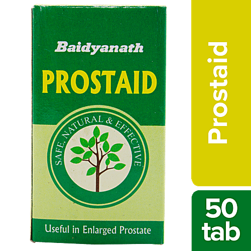 Baidyanath Prostaid, 50 Tablets  Safe, Natural & Effective