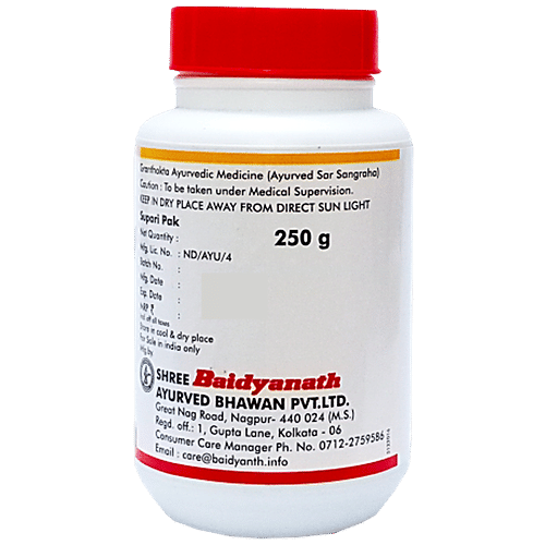 Baidyanath Supari Pak - Relieves Backache & Improves Digestion, 250 g  