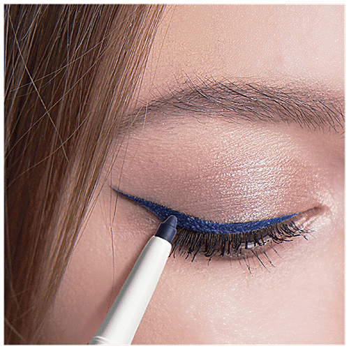 MyGlamm Jet Set Eyes - Kajal Eyeliner, Waterproof, Smudge Proof, Twist Pencil Design, 0.35 g Bleu 