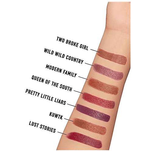 MyGlamm Lit Satin Matte Lipstick - Lust Stories, 4.5 g  