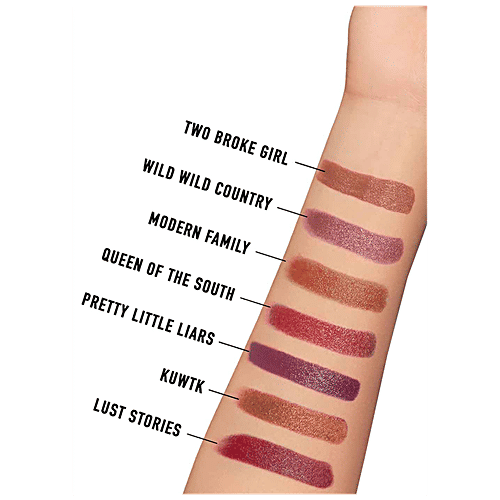 MyGlamm Lit Satin Matte Lipstick - Wild Wild Country, 4.5 g  