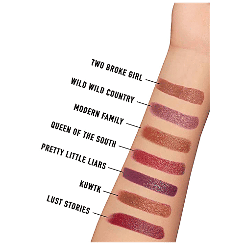 MyGlamm Lit Satin Matte Lipstick - Modern Family, 4.5 g  