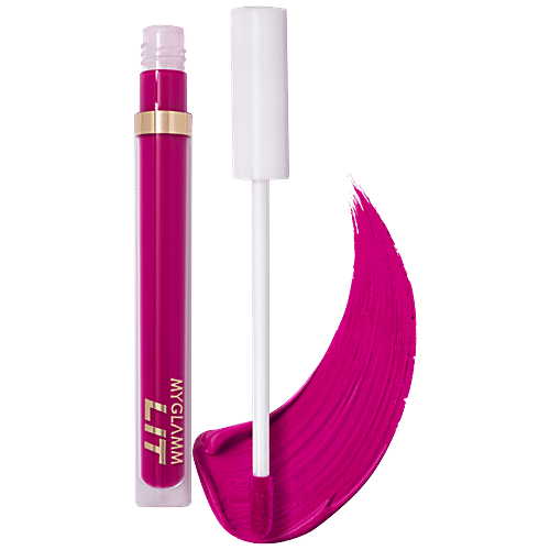 MyGlamm Lit Liquid Matte Lipstick - Cuffing, 3 g  