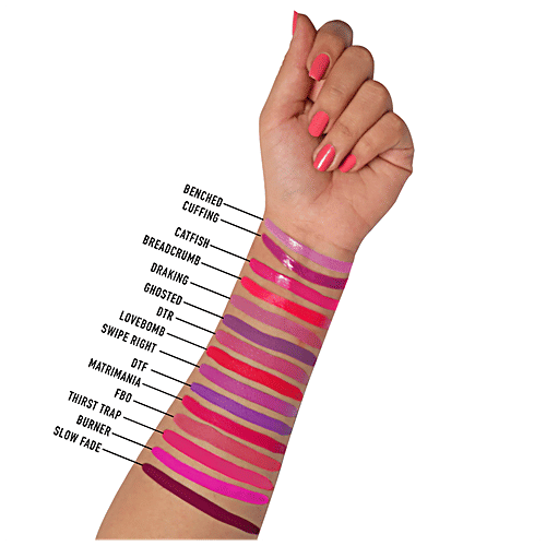 MyGlamm Lit Liquid Matte Lipstick - Draking, 3 g  