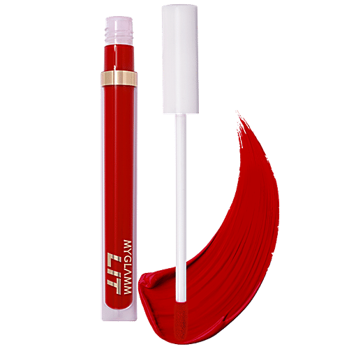 MyGlamm Lit Liquid Matte Lipstick - Cu46, 3 g  