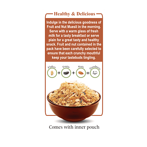 Patanjali Muesli Fruit & Nut, 450 g