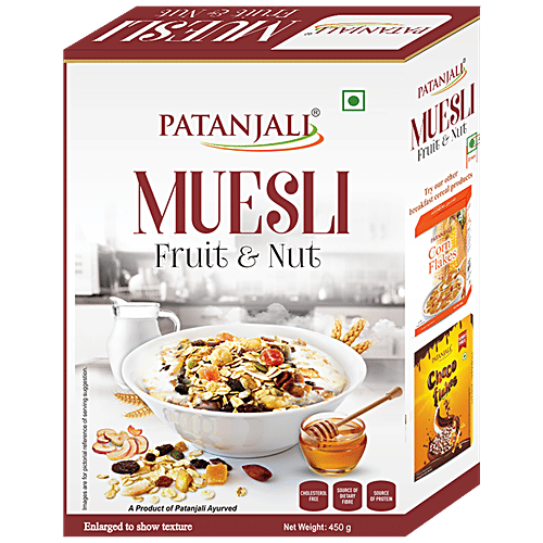 Patanjali Muesli Fruit & Nut, 450 g