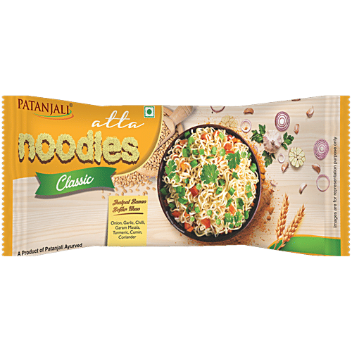 Patanjali Classic Atta Noodles, 240 g  Zero Trans Fat