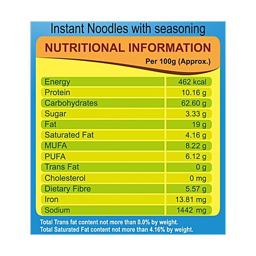 Patanjali Atta Noodles - Desi Masala, 60 g  