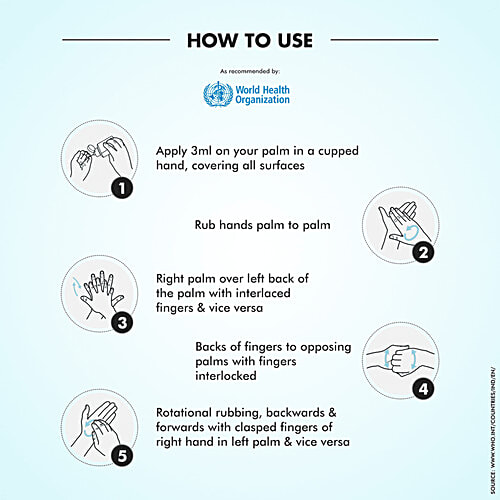 Dabur Sanitize Hand Sanitizer - 60% Alcohol Based Sanitizer, Regular, 500 ml  