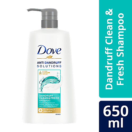 Dove Anti-Dandruff Solutions - Dandruff Clean & Fresh Shampoo, 650 ml  