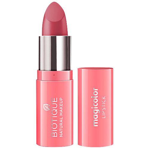 Biotique Natural Makeup Magicolor Lipstick - Twinkle Pink, 4.2 g  