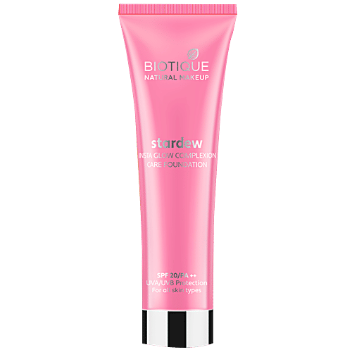 Biotique Natural Makeup Stardew Insta Glow Foundation - Vanilla, 30 ml  