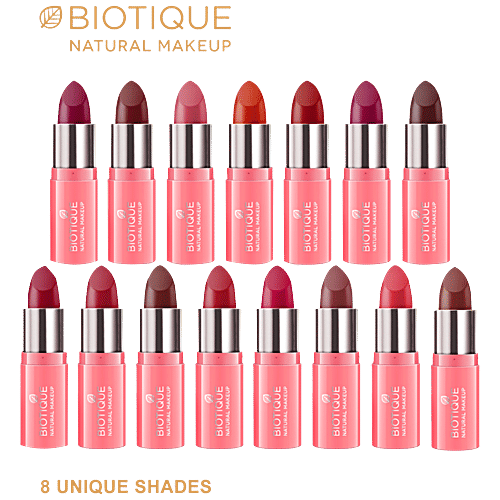 Biotique Natural Makeup Magicolor Lipstick - Give Me A Rose, 4.2 g  