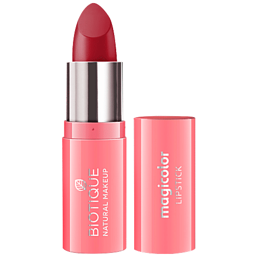 Biotique Natural Makeup Magicolor Lipstick - Creamy Cup, 4.2 g  