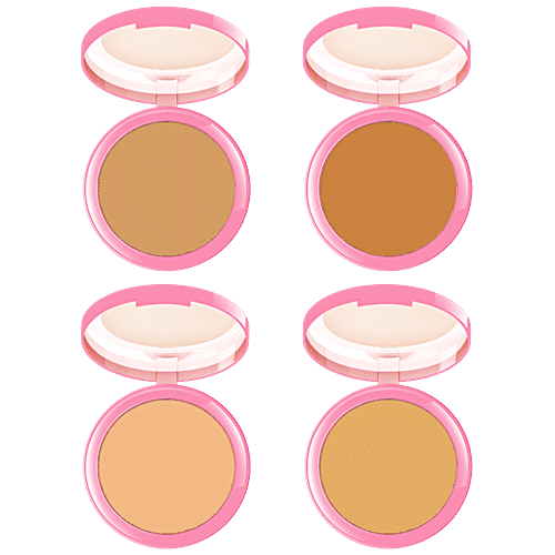 Biotique Natural Makeup Startouch Flawless Matte Compact - Honey Glow, 9 g  