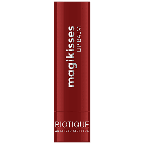Biotique Natural Makeup Magikisses Lip Balm Berry Crush, 4 g  