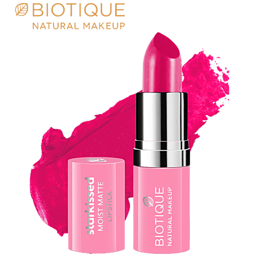 Biotique Natural Makeup Starkissed  Moist Matte Lipstick - Dirty Dancing, 4.2 g  