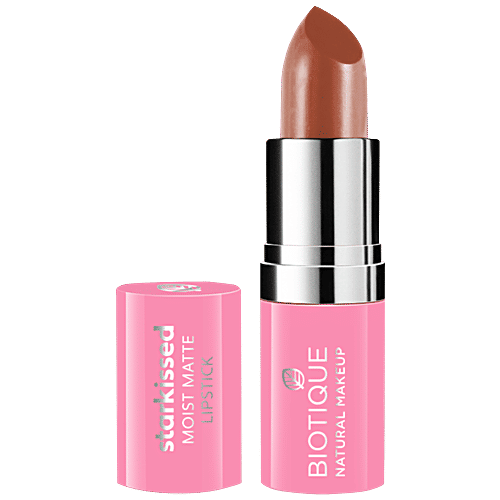 Biotique Natural Makeup Starkissed Moist Matte Lipstick - Lady Luck, 4.2 g  