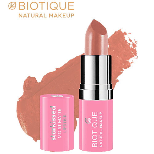 Buy Biotique Natural Makeup Starkissed Moist Matte Lipstick Island