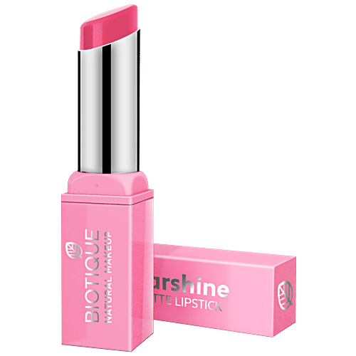 Biotique Natural Makeup Starshine Matte Lipstick - Miami Kiss, 3.5 g  