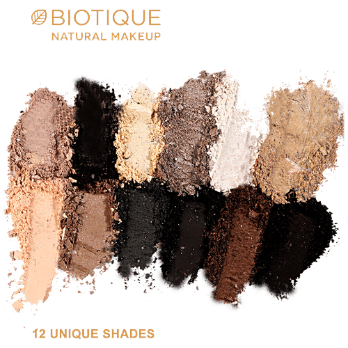 Biotique Natural Makeup Diva Palette Eye Shadow - Forest Shimmers, 12 g  