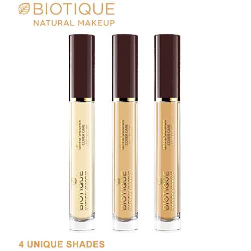 Biotique Natural Makeup Diva Secret Cover Care Concealer - Iced Ivory, 3.5 ml  
