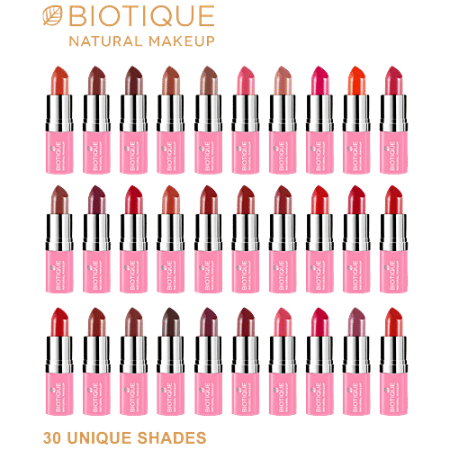 Biotique Natural Makeup Starkissed  Moist Matte Lipstick - Grape Vine, 4.2 g  