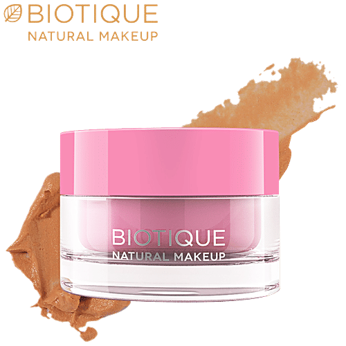 Biotique Natural Makeup Starburst Matte Moussse Foundation - Chai Latte, 15 ml  