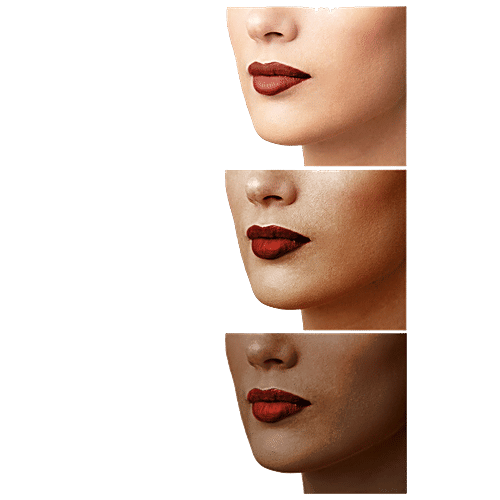 Biotique Natural Makeup Starkissed  Moist Matte Lipstick - Blood Moon, 4.2 g  
