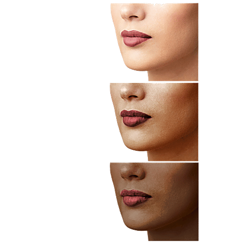 Biotique Natural Makeup Starshine Matte Lipstick - Warm Walnut, 3.5 g  